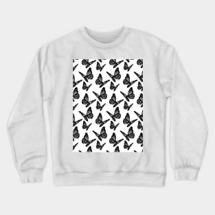 Butterfly pattern design Crewneck Sweatshirt